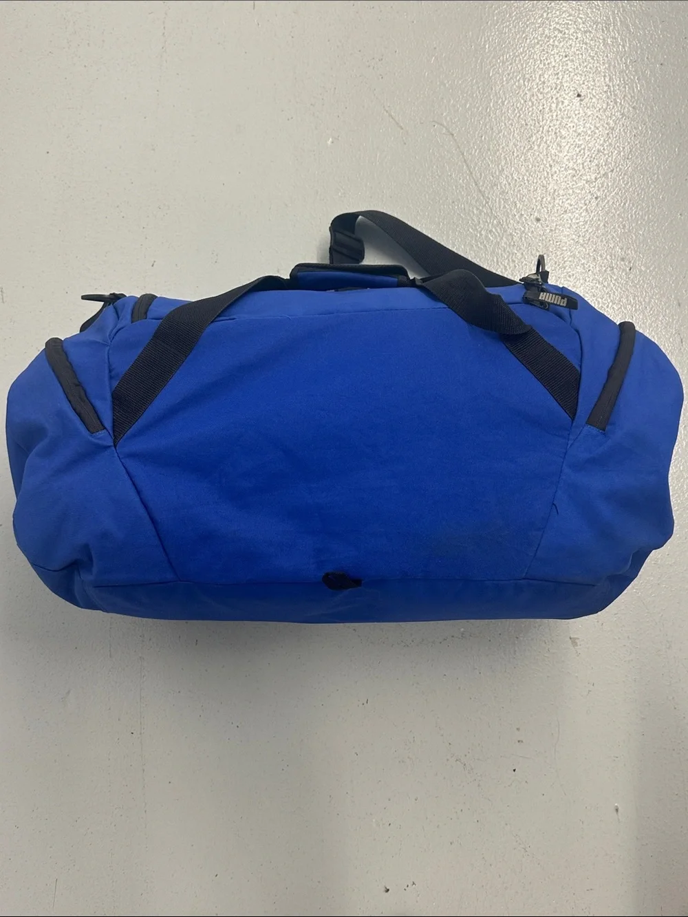 Puma Royal Blue Logo Duffel Bag